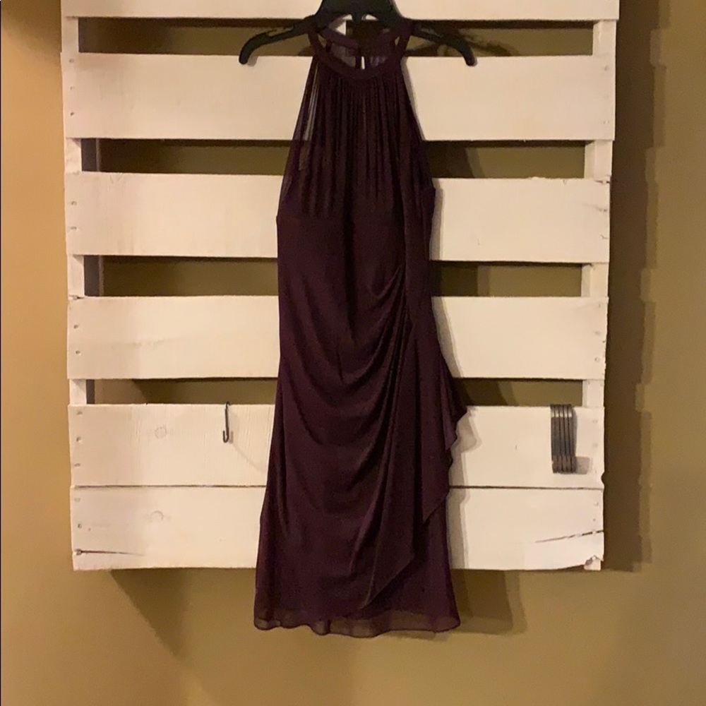 David’s Bridal plum purple bridesmaid formal dress - Picture 3 of 6